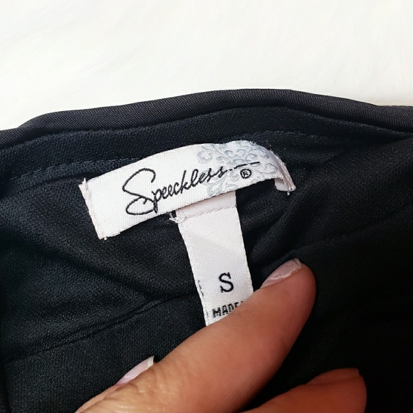 Speechless | Strapless black sequin dress - Picture 7 of 7